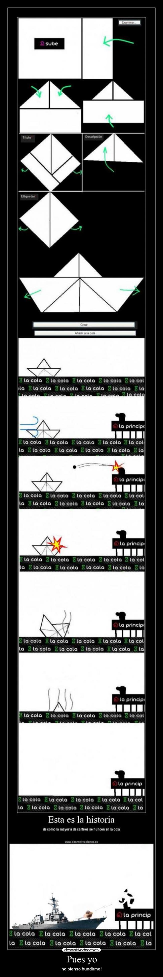 Pues yo - no pienso hundirme !