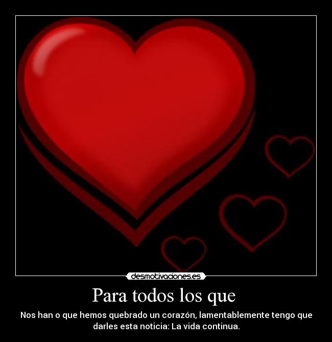 Para todos los que  - 