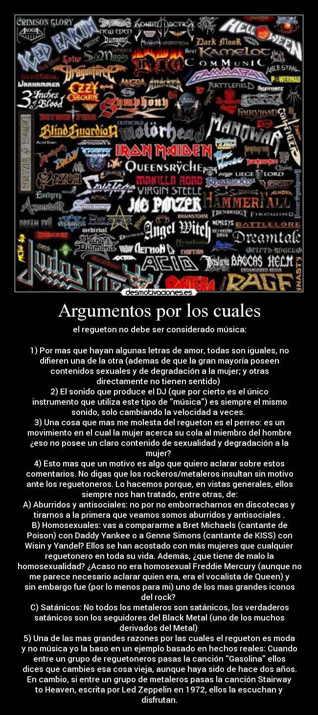 Argumentos por los cuales - 