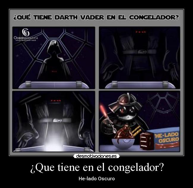 ¿Que tiene en el congelador? - He-lado Oscuro