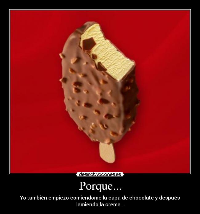 Porque... -