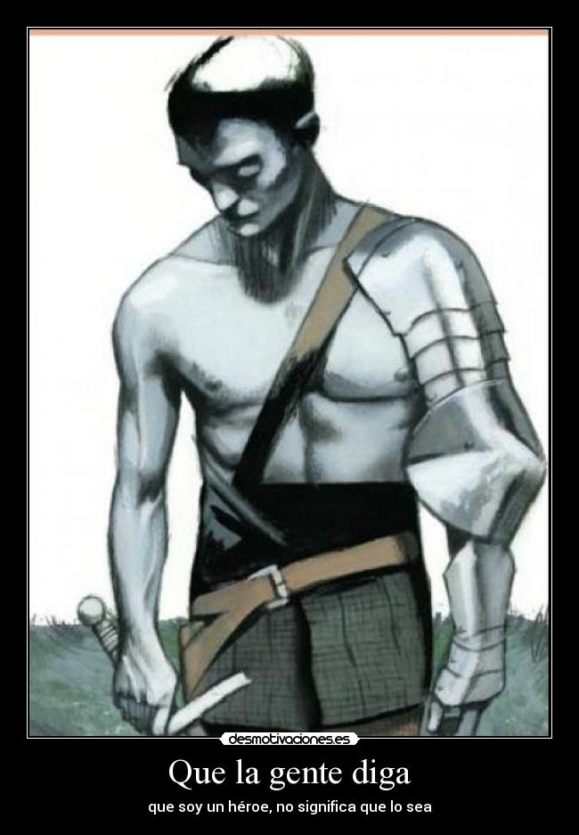 carteles heroe desmotivaciones