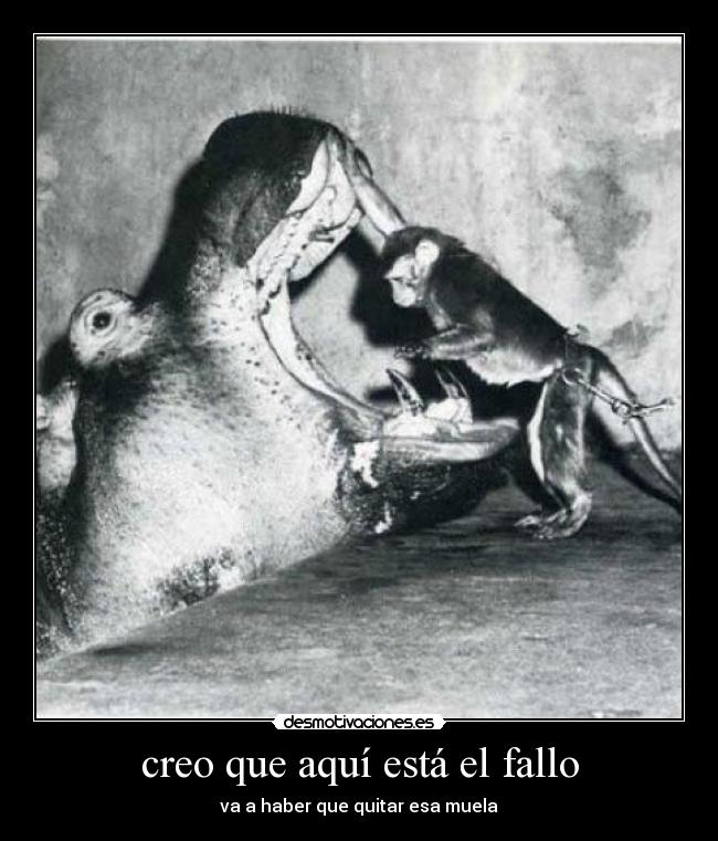 creo que aquí está el fallo - va a haber que quitar esa muela