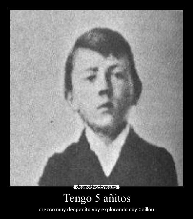 Tengo 5 añitos -