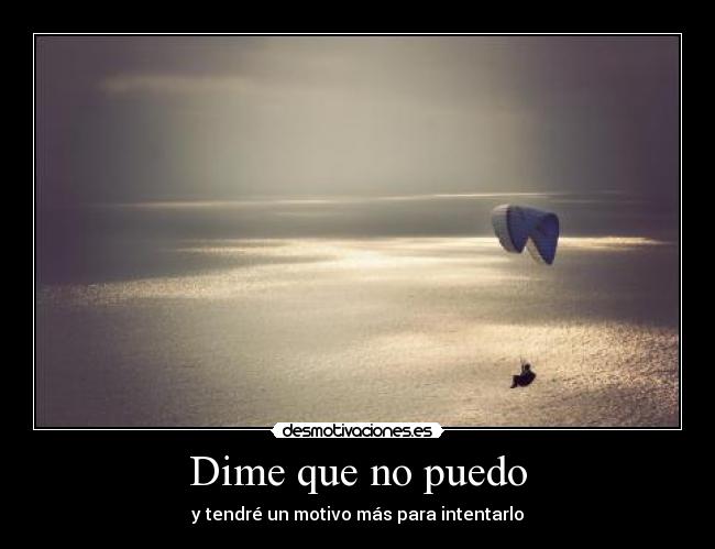 Dime que no puedo - 