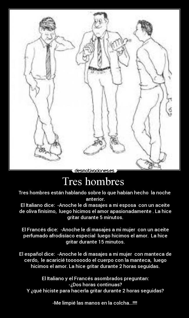 Tres hombres -