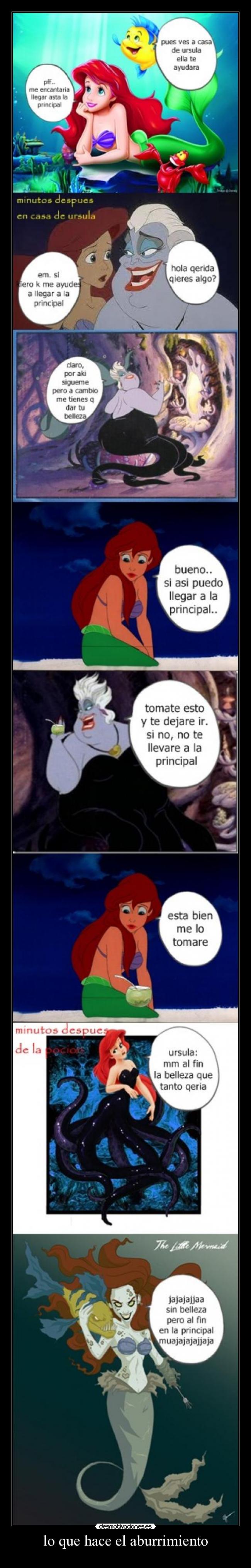 lo que hace el aburrimiento -