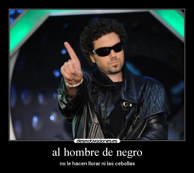 al hombre de negro - 