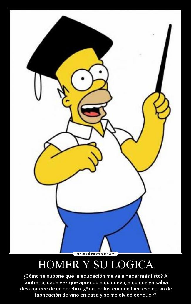 HOMER Y SU LOGICA - 