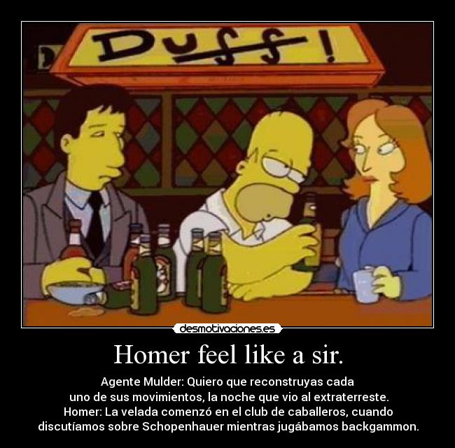 carteles homer simpsons feel like sir fbi desmotivaciones