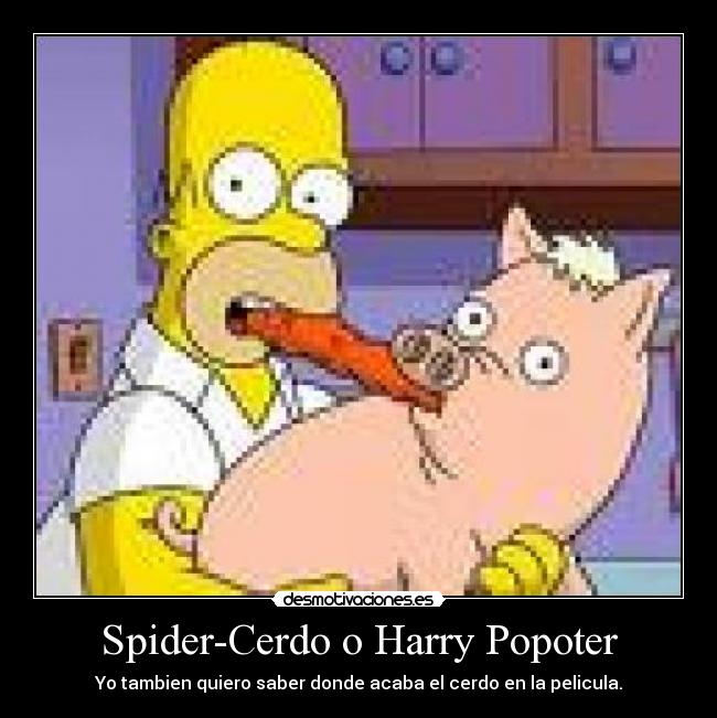 Spider-Cerdo o Harry Popoter - 