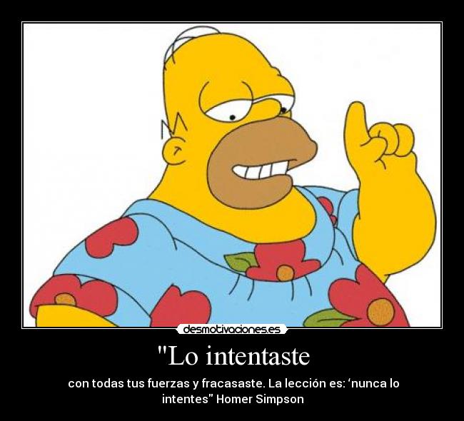 Lo intentaste - 