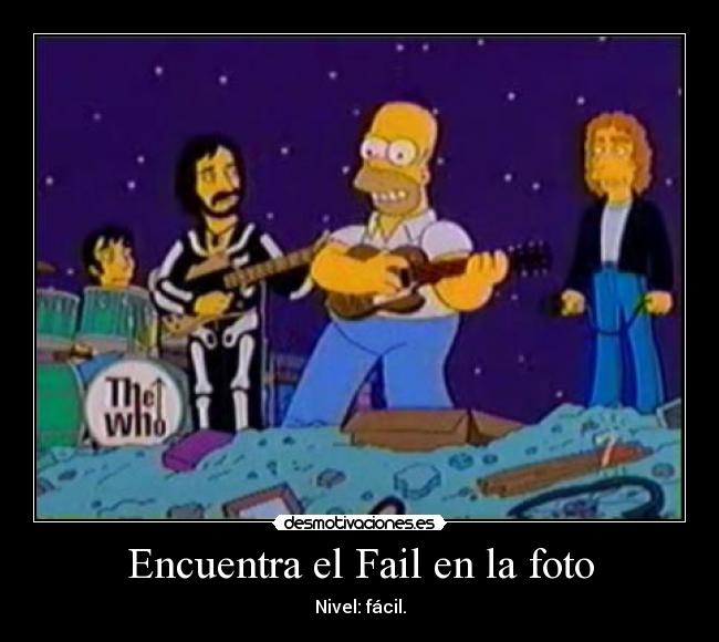 Encuentra el Fail en la foto - Nivel: fácil.