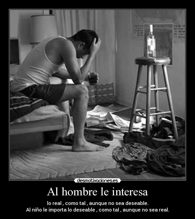 Al hombre le interesa -