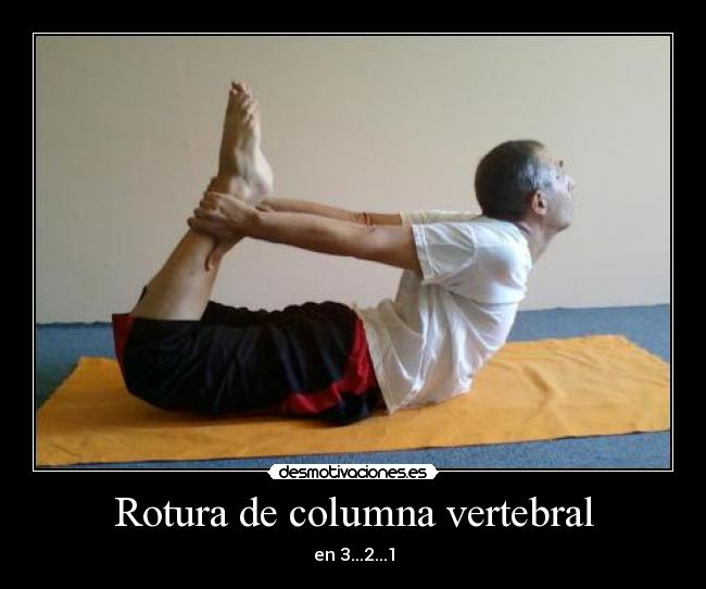 Rotura de columna vertebral -
