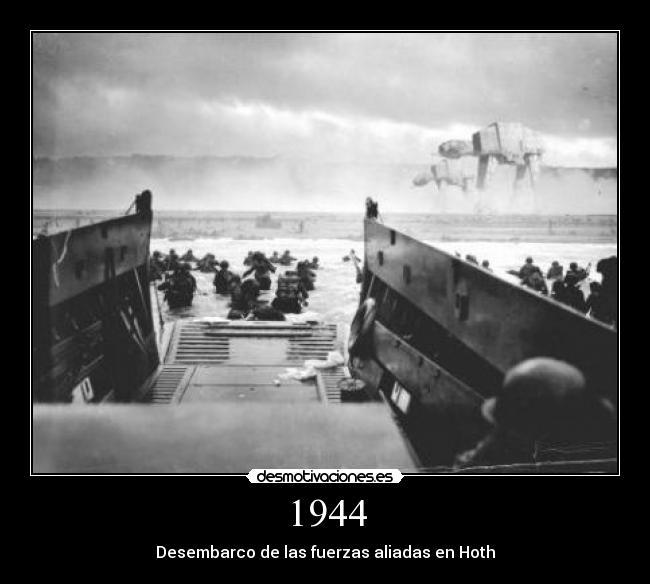 1944 - Desembarco de las fuerzas aliadas en Hoth