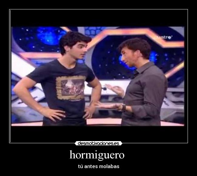 hormiguero - tú antes molabas