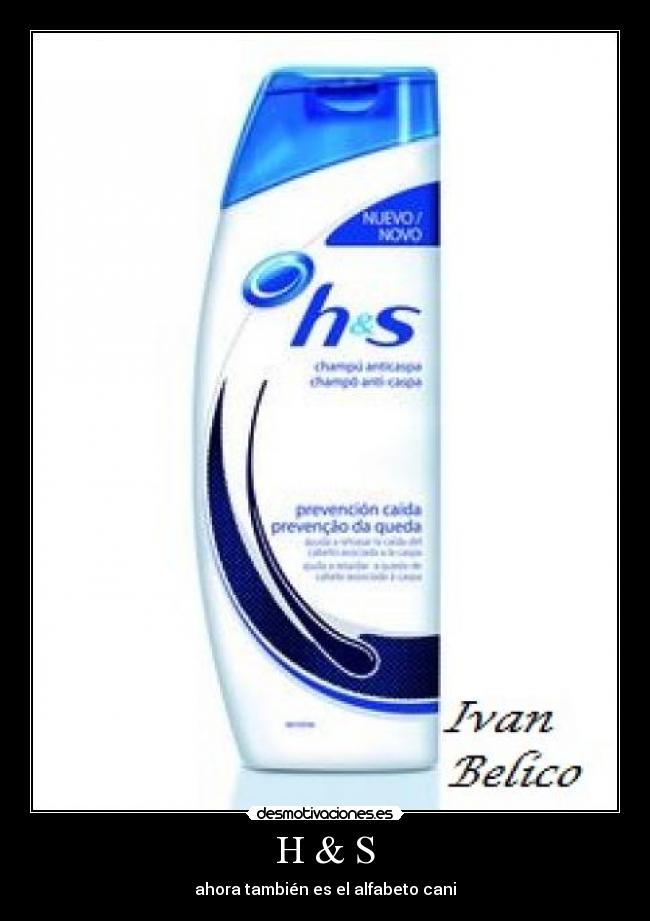 H & S - ahora también es el alfabeto cani