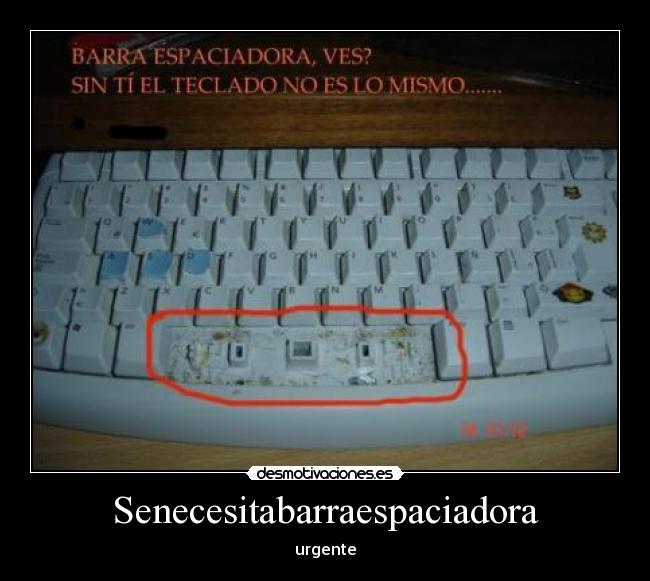 Senecesitabarraespaciadora -