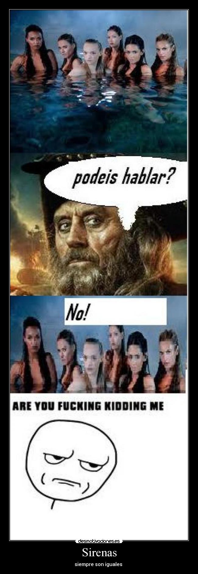 carteles sirenas desmotivaciones