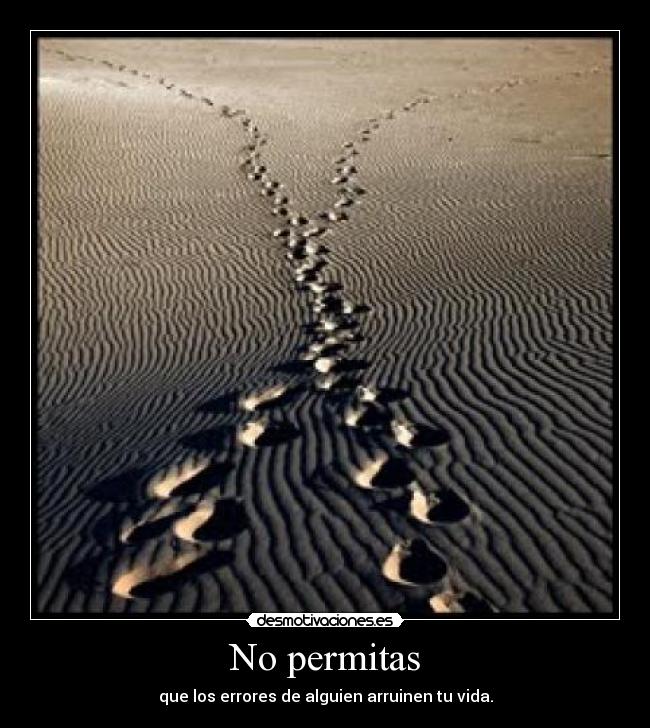 No permitas -