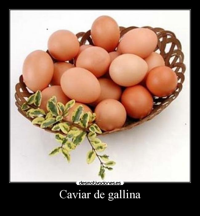Caviar de gallina - 