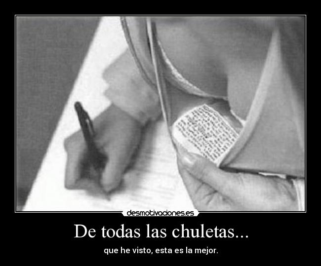 De todas las chuletas... - 