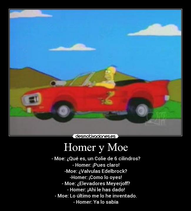 Homer y Moe - 