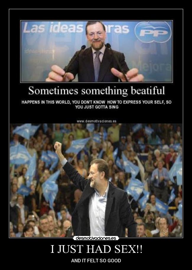 I JUST HAD SEX!! - AND IT FELT SO GOOD