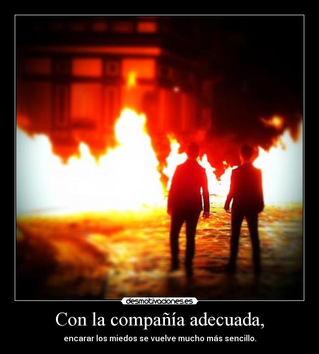 carteles con compania adecuada bla bla bla yber desmotivaciones