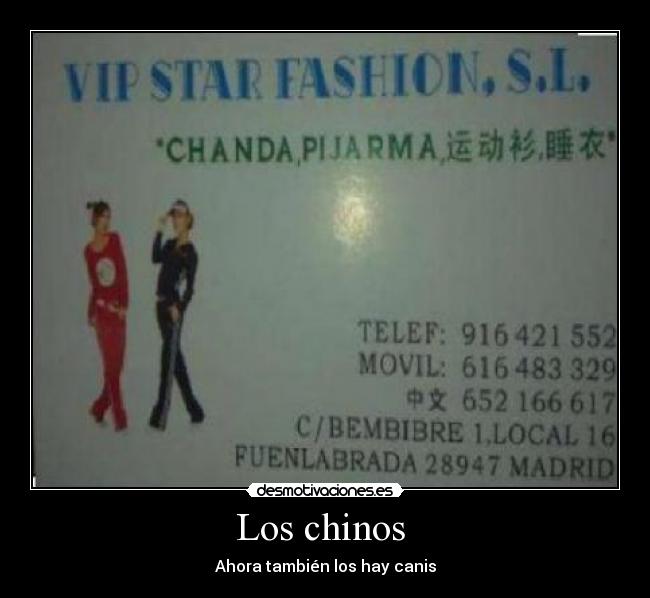 Los chinos -