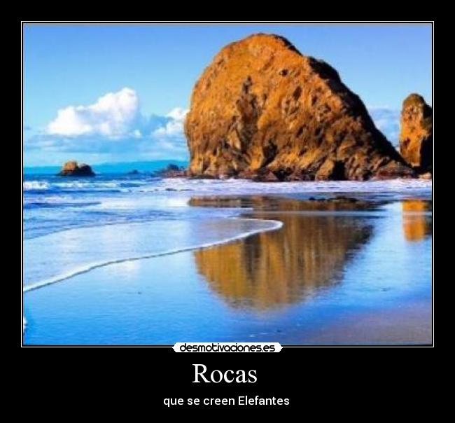 Rocas - que se creen Elefantes