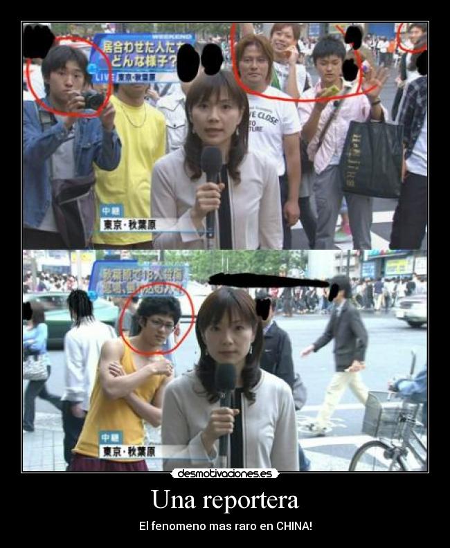 Una reportera - El fenomeno mas raro en CHINA!