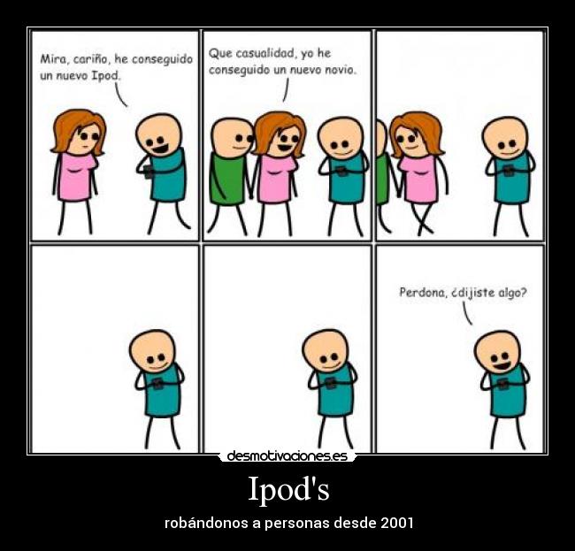 carteles ipod robar perdonas desde 2001 desmotivaciones