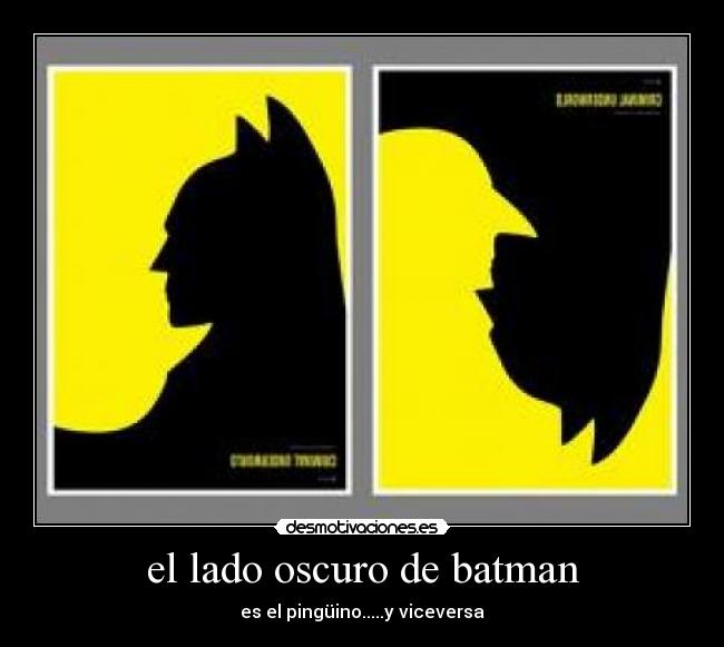 el lado oscuro de batman -