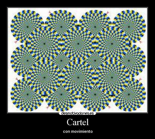 Cartel - con movimiento