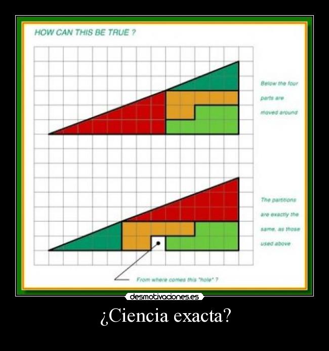 ¿Ciencia exacta? -