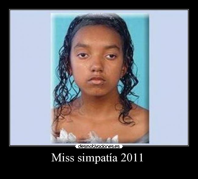 Miss simpatía 2011 -