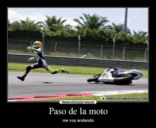 Paso de la moto -