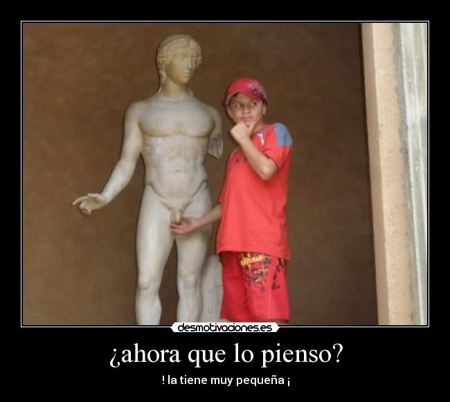 ¿ahora que lo pienso? - 