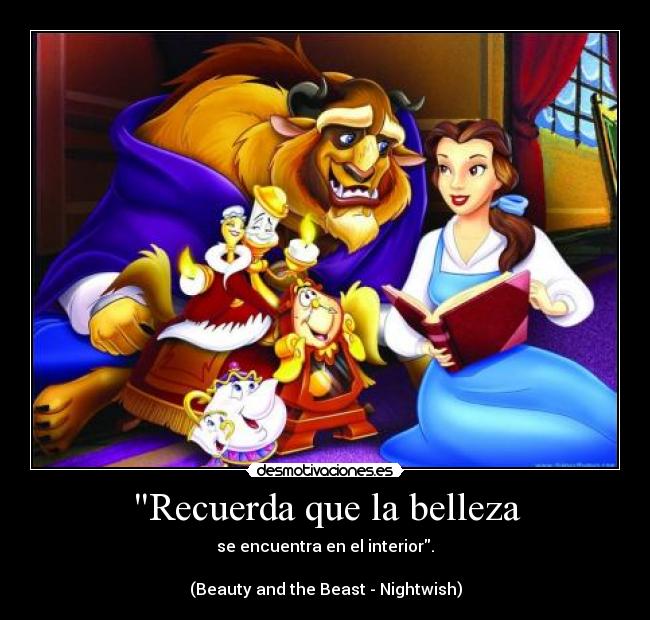 Recuerda que la belleza -