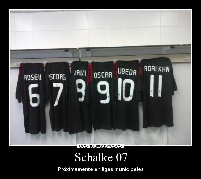 Schalke 07 - Próximamente en ligas municipales