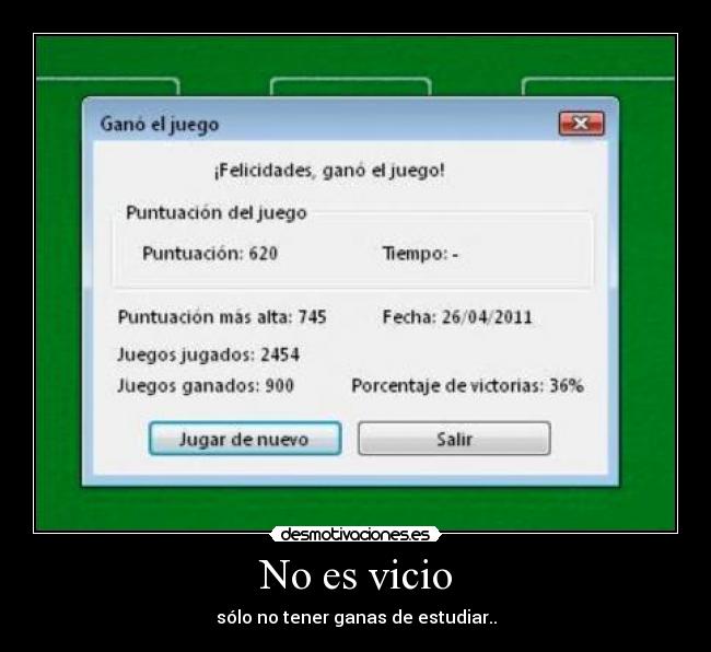 No es vicio - 