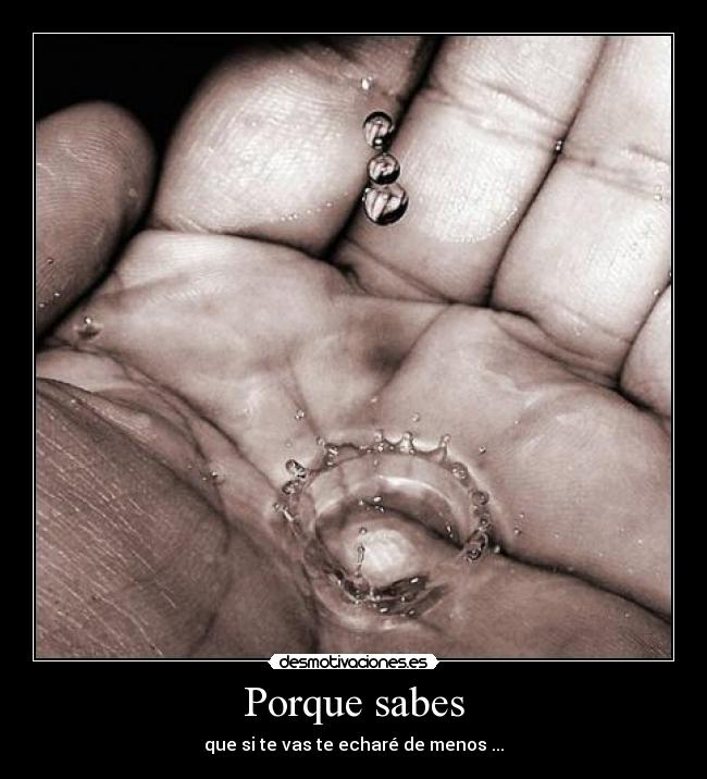 Porque sabes - 