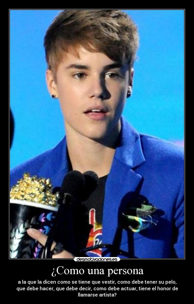 ¿Como una persona -