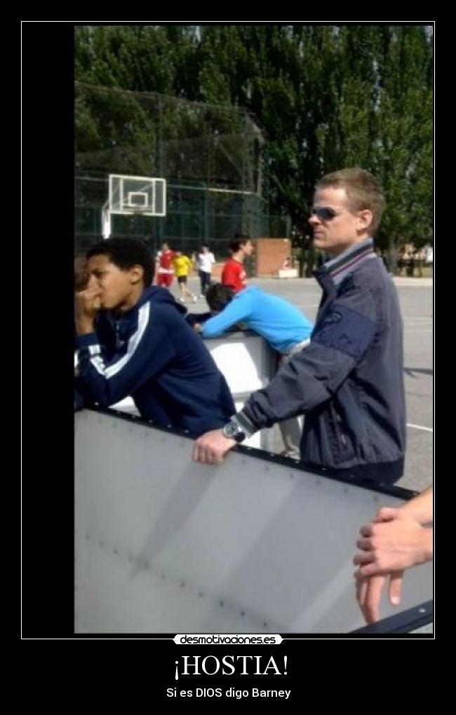 ¡HOSTIA! - Si es DIOS digo Barney