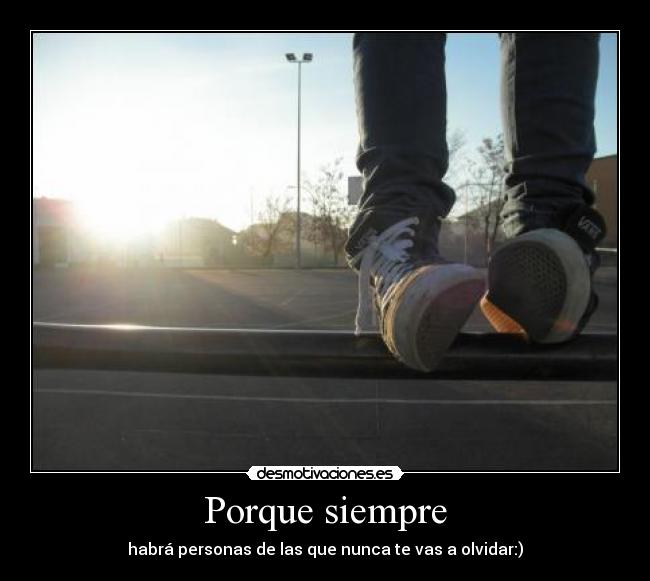 Porque siempre -