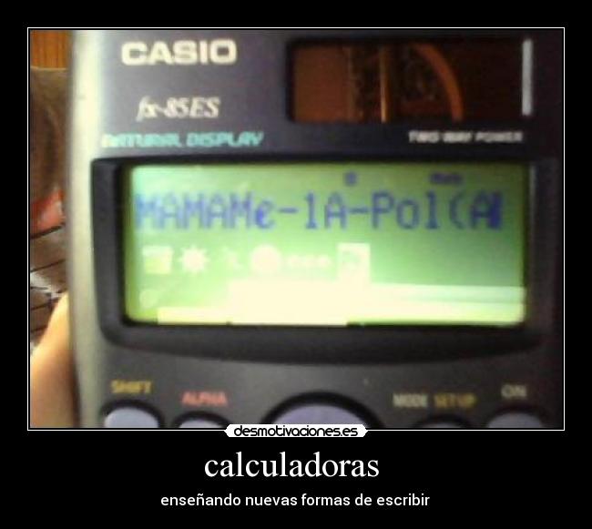 calculadoras -