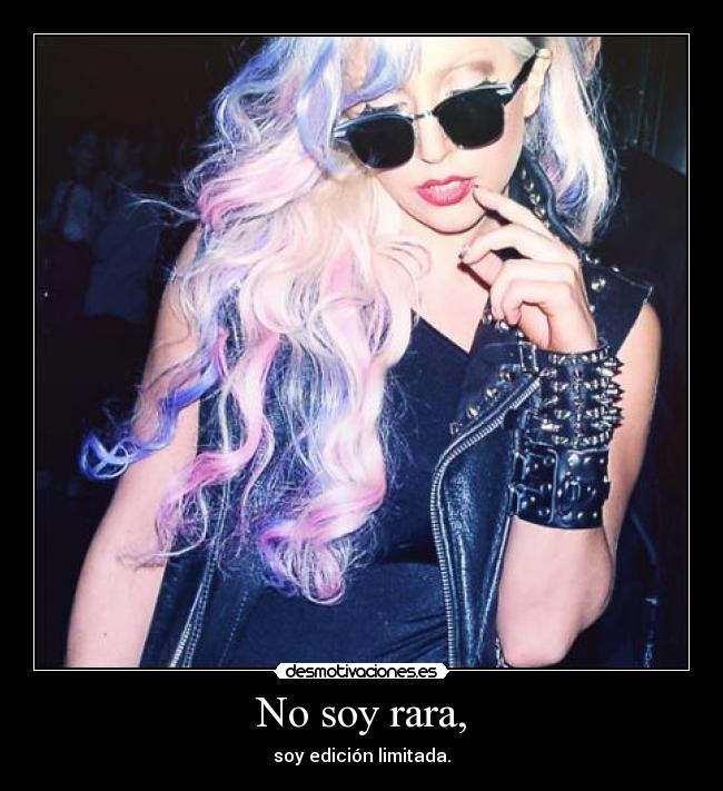 No soy rara, - 