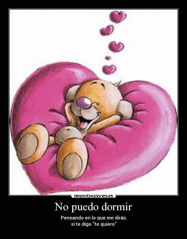 No puedo dormir - 